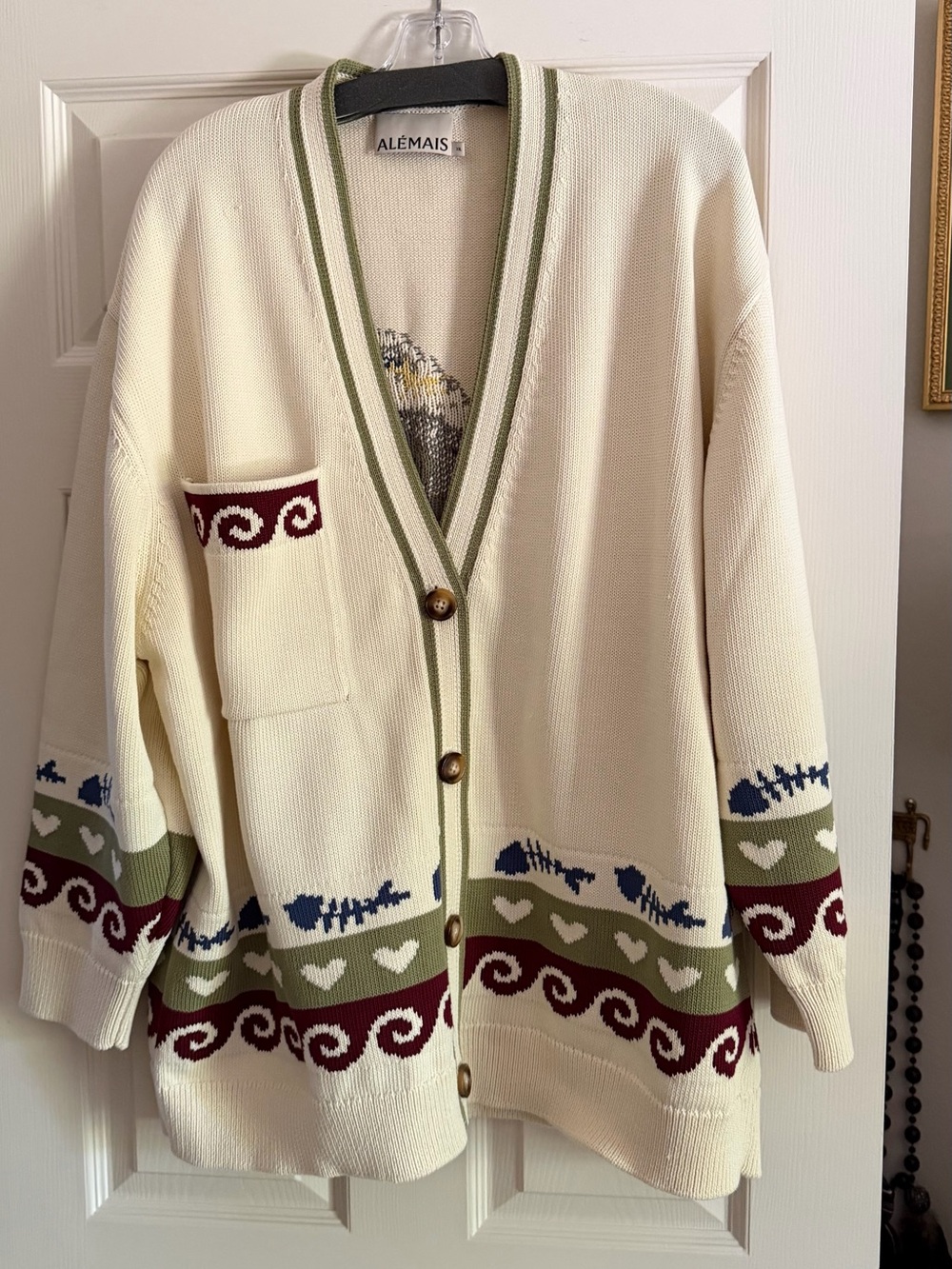 Alemais Sea Themed Cardigan - Picture 1 of 5